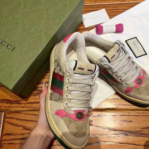 Gucci Screener GG Low-top sneakers Women's size - Picture 1 of 5